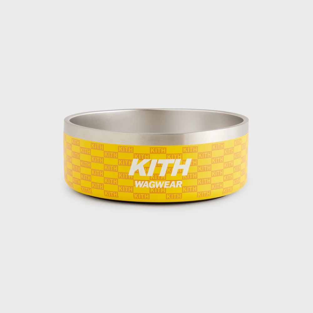 Kith for wagwear Metal Pet Bowl • OS • Yellow • 2026 • CONFIRMED